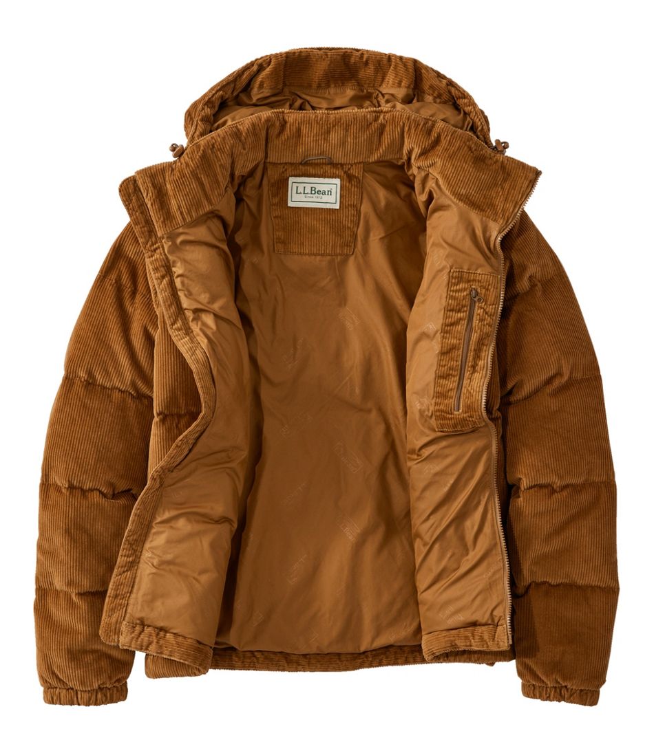 L.L.Bean Men's Mountain Classic Down Jacket, Corduroy NEW|OUTERWEAR