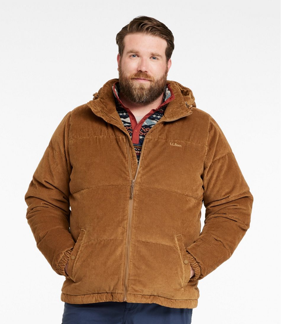 L.L.Bean Men's Mountain Classic Down Jacket, Corduroy NEW|OUTERWEAR