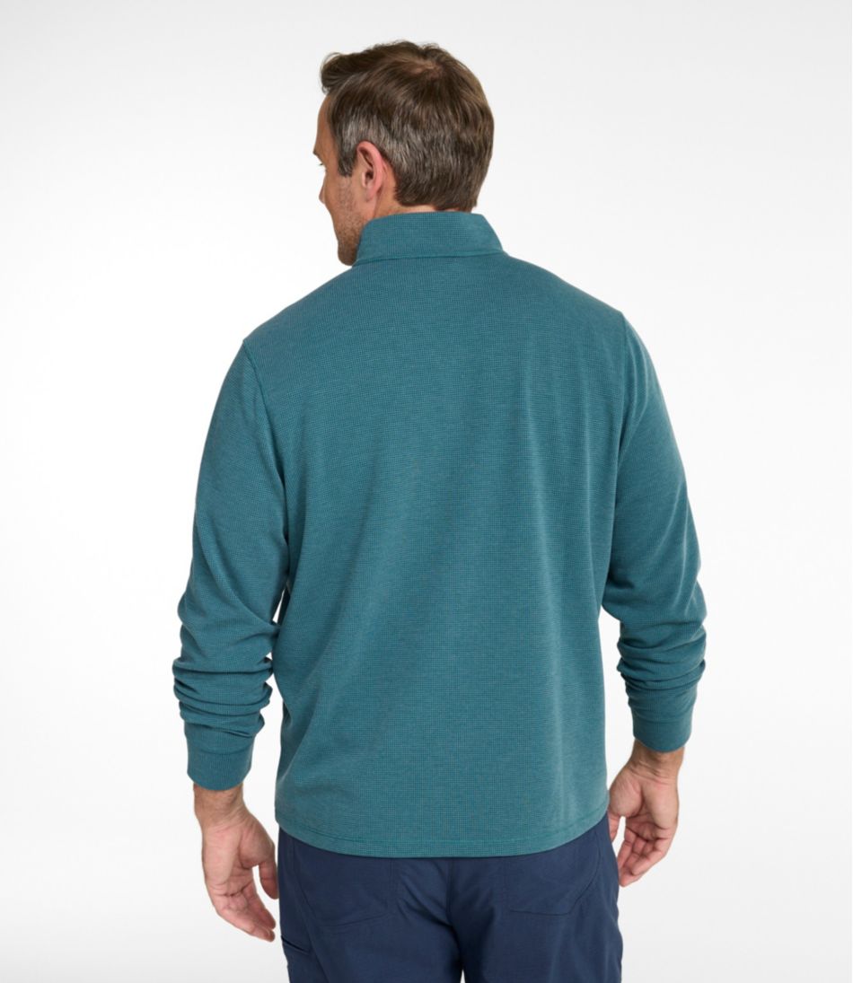 L.L.Bean Men's Mountainside Micro Waffle, 1/4 Zip NEW|CLOTHING