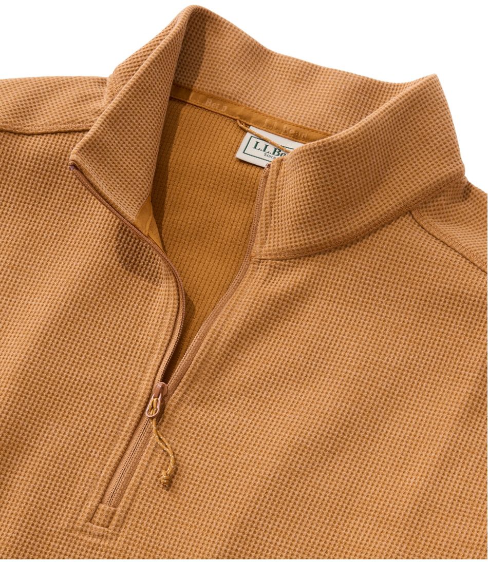 L.L.Bean Men's Mountainside Micro Waffle, 1/4 Zip NEW|CLOTHING