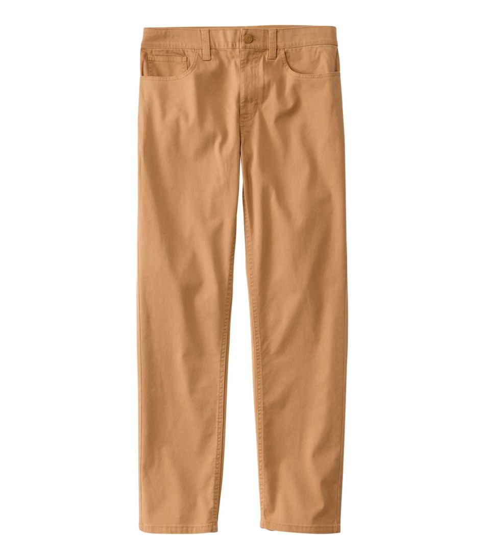 L.L.Bean Men's BeanFlex® Performance Canvas Pants, Five-Pocket, Standard Fit, Straight Leg NEW|CLOTHING|SALE