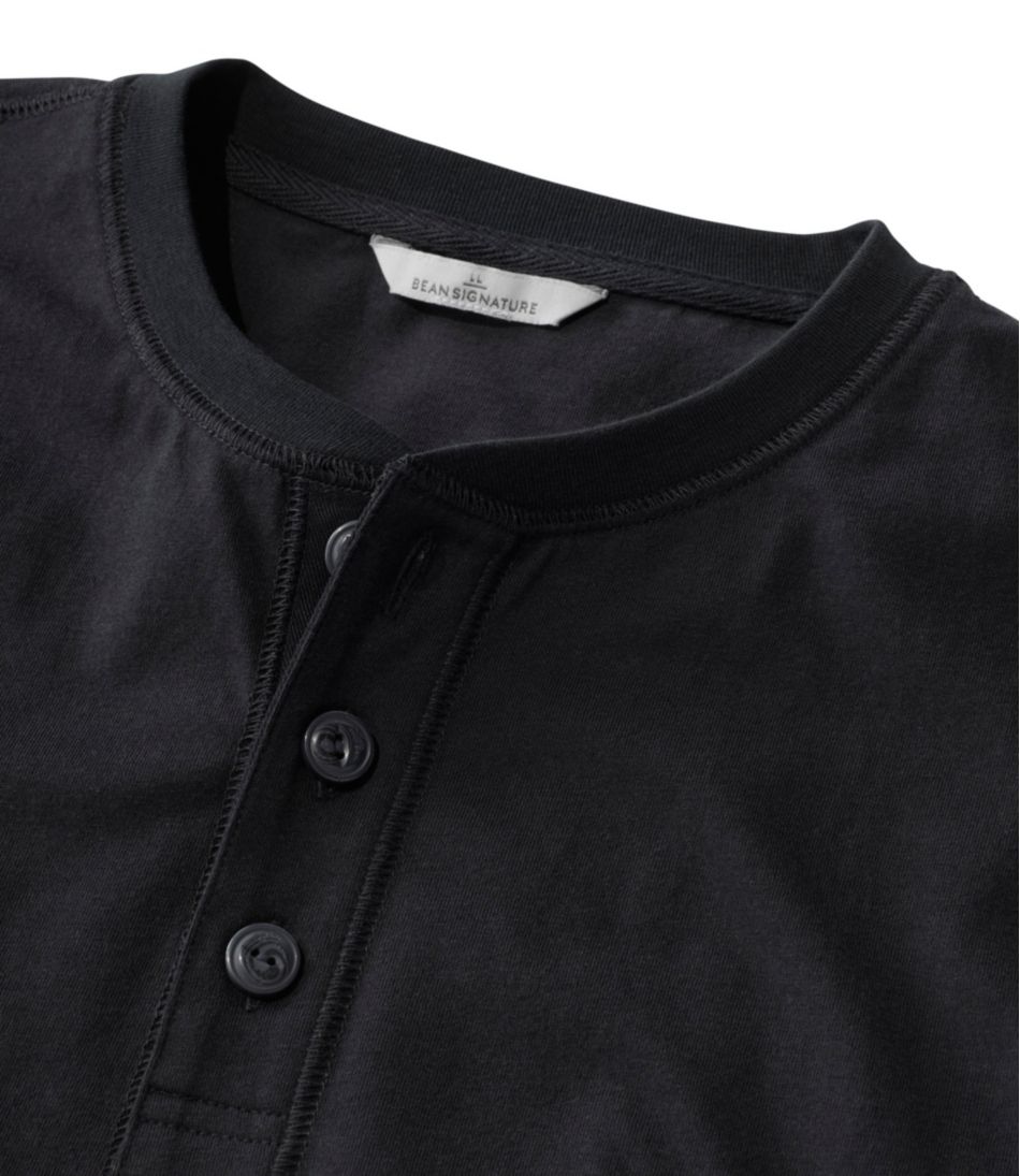 L.L.Bean Men's Signature Northwoods Henley, Long-Sleeve NEW|CLOTHING