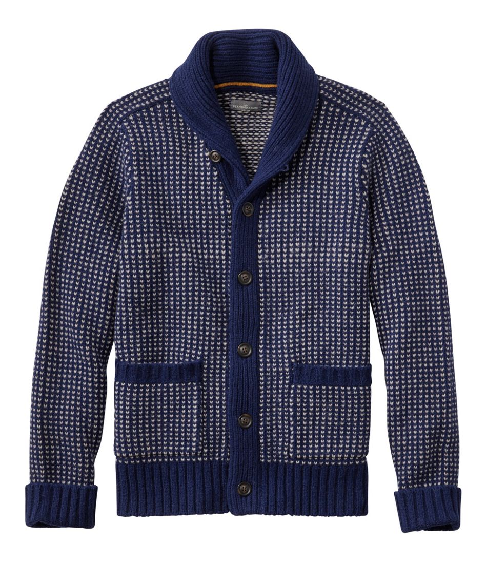 L.L.Bean Men's Signature 1980 Matinicus Rock Sweater, Cardigan NEW|CLOTHING
