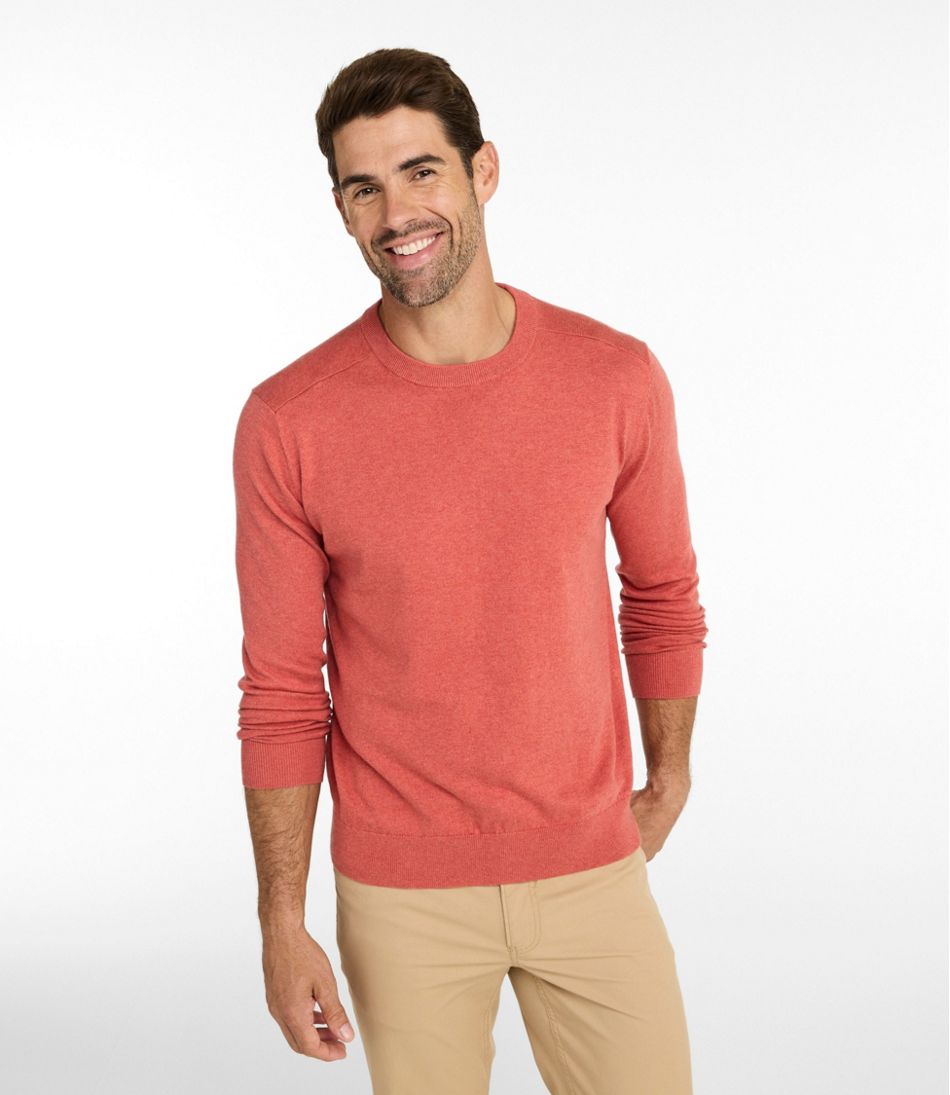 L.L.Bean Men's All Seasons Cotton Blend Sweater, Crewneck NEW|CLOTHING