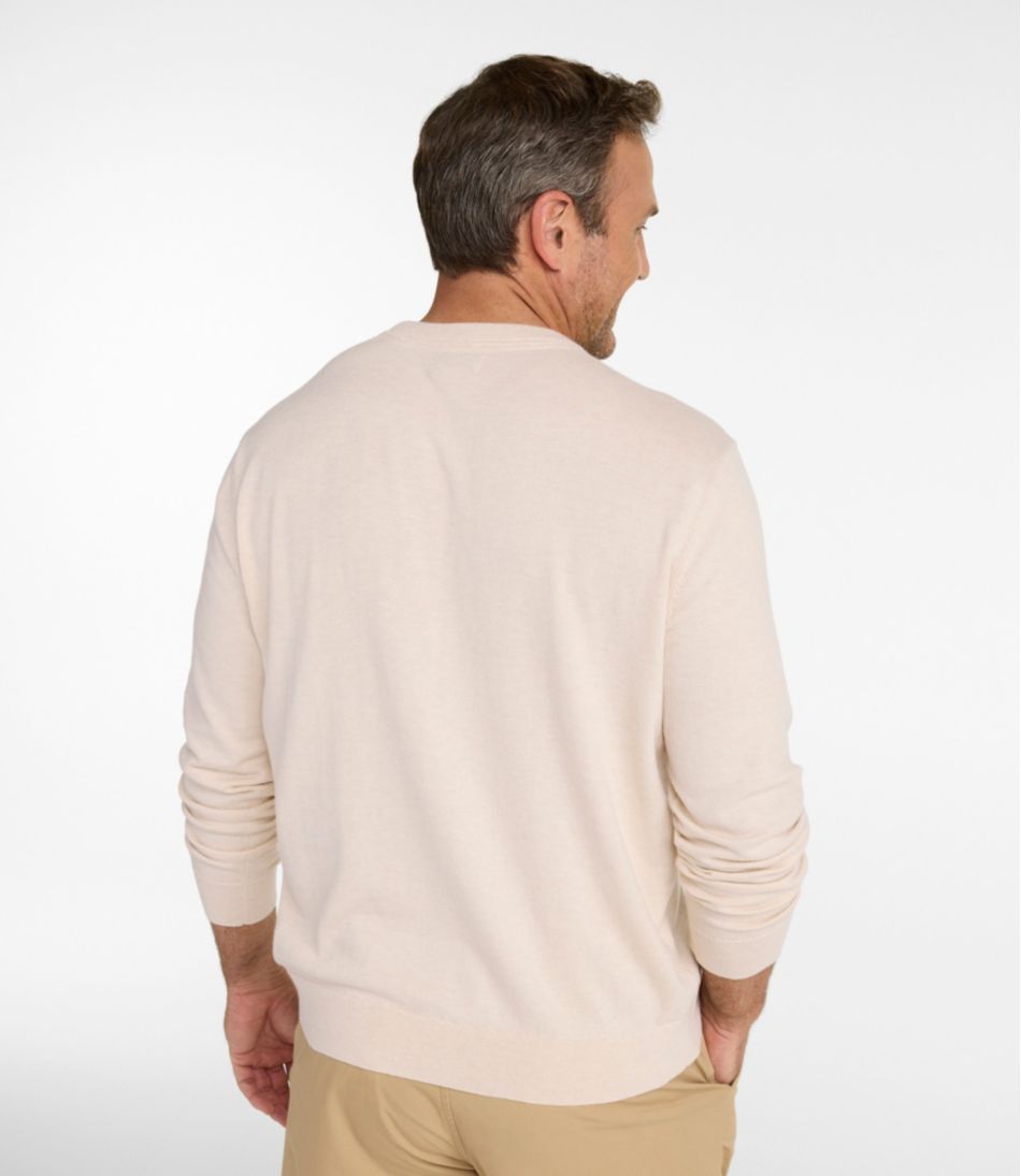 L.L.Bean Men's All Seasons Cotton Blend Sweater, Crewneck NEW|CLOTHING