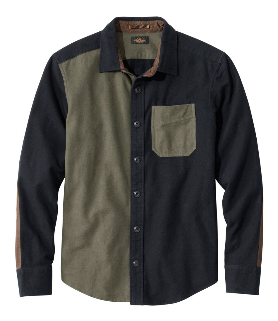 L.L.Bean Men's Signature 1933 Chamois Cloth Shirt, Slim Fit, Mixed Media NEW|CLOTHING