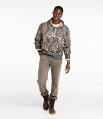 L.L.Bean Men's Signature Camp Hoodie Sweatshirt, Print NEW|CLOTHING