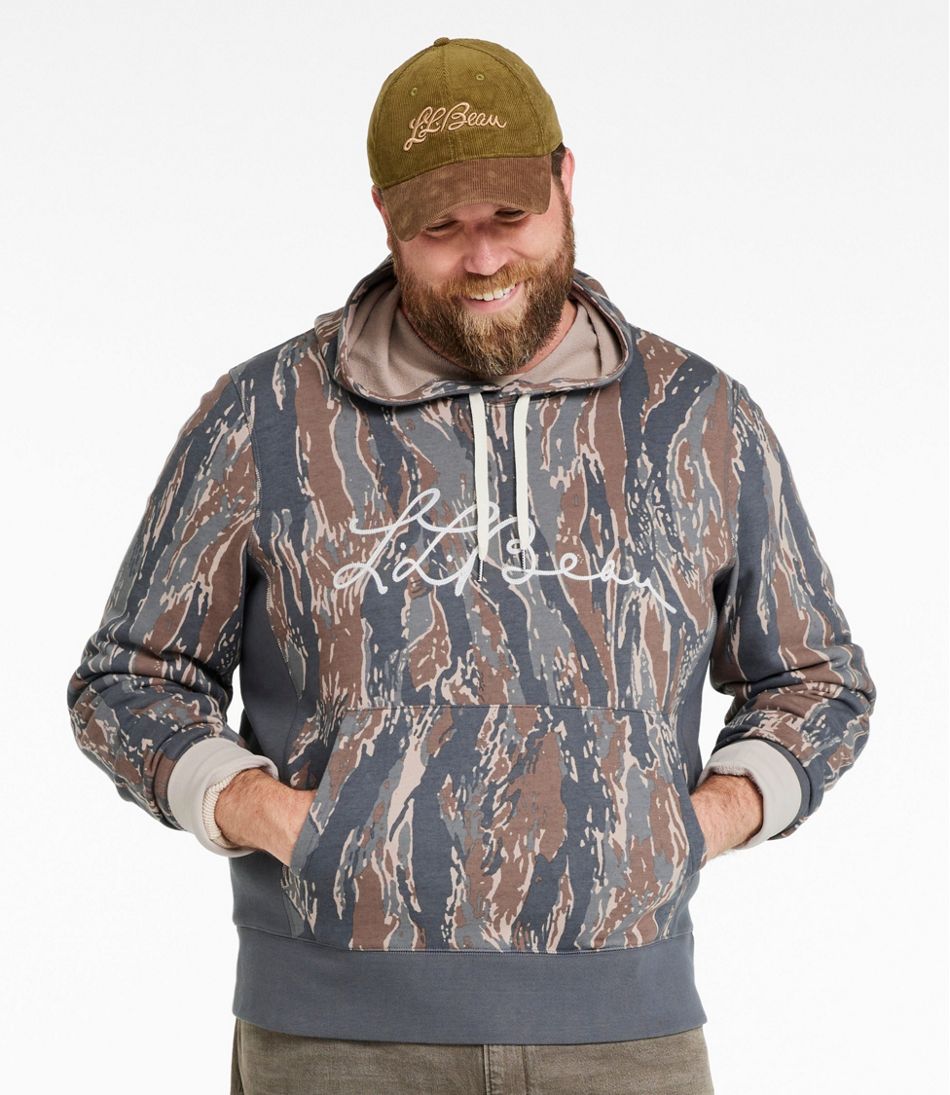 L.L.Bean Men's Signature Camp Hoodie Sweatshirt, Print NEW|CLOTHING