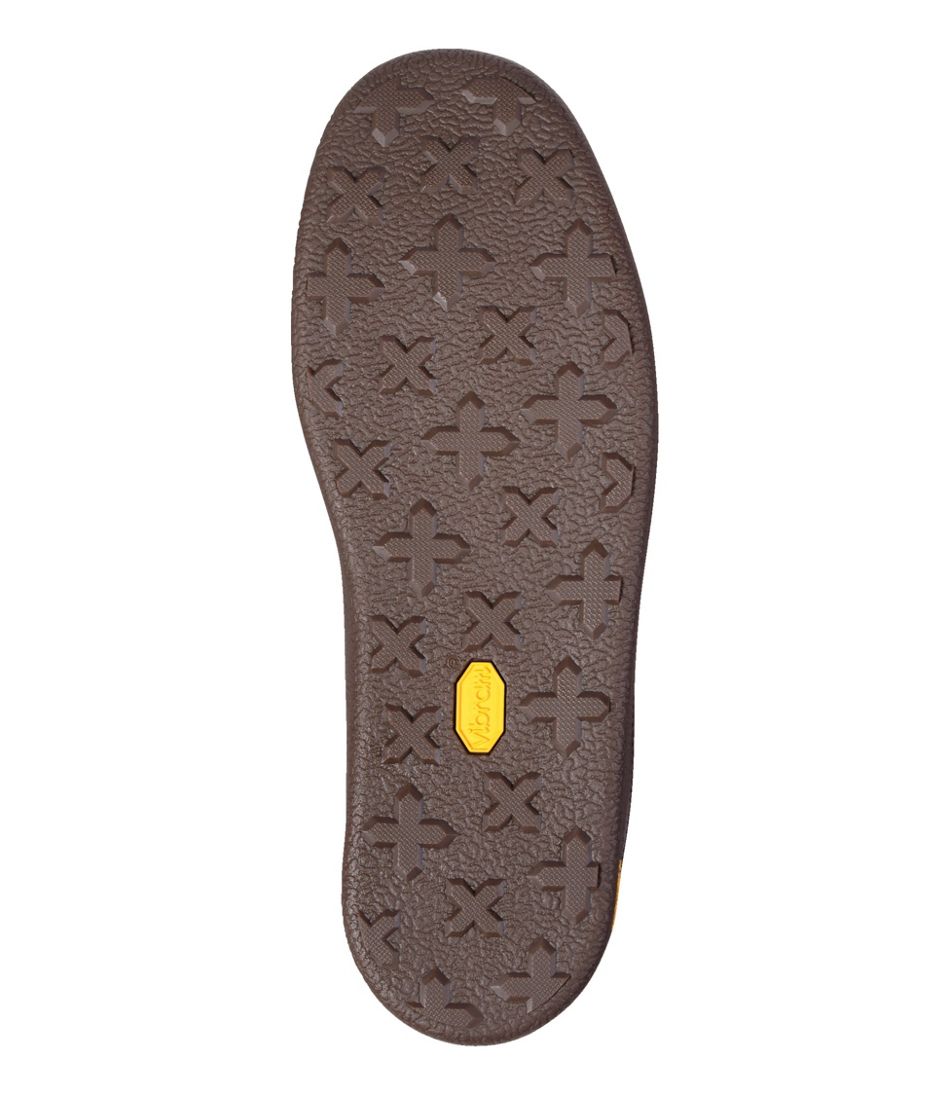 L.L.Bean Men's Lodge Moc Vibram® Slippers, Shearling NEW|FOOTWEAR|SALE