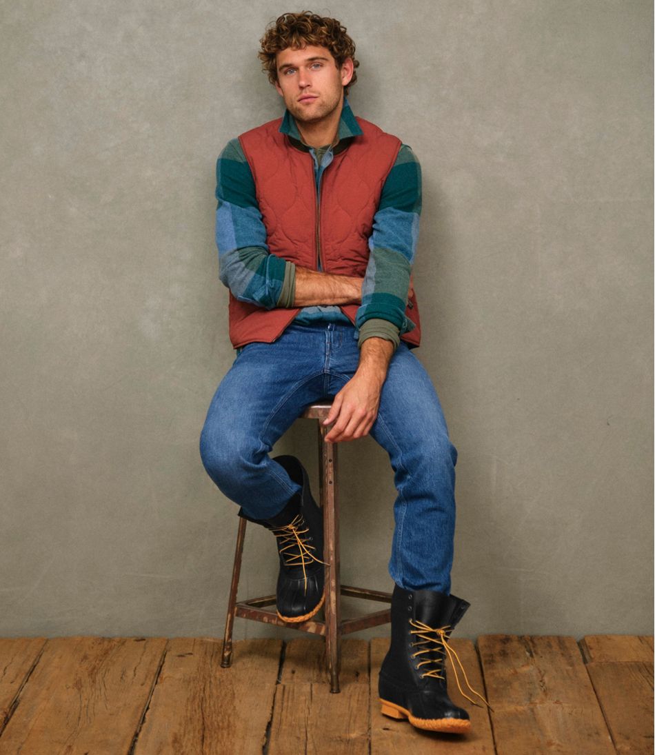 L.L.Bean Men's Signature Reversible Quilted Vest NEW|CLOTHING|OUTERWEAR