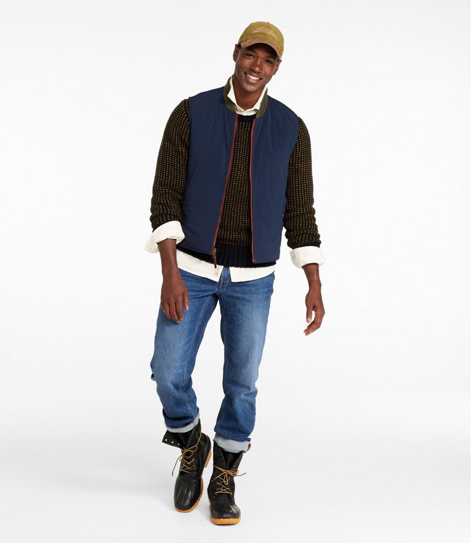 L.L.Bean Men's Signature Reversible Quilted Vest NEW|CLOTHING|OUTERWEAR