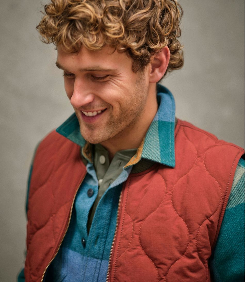 L.L.Bean Men's Signature Reversible Quilted Vest NEW|CLOTHING|OUTERWEAR
