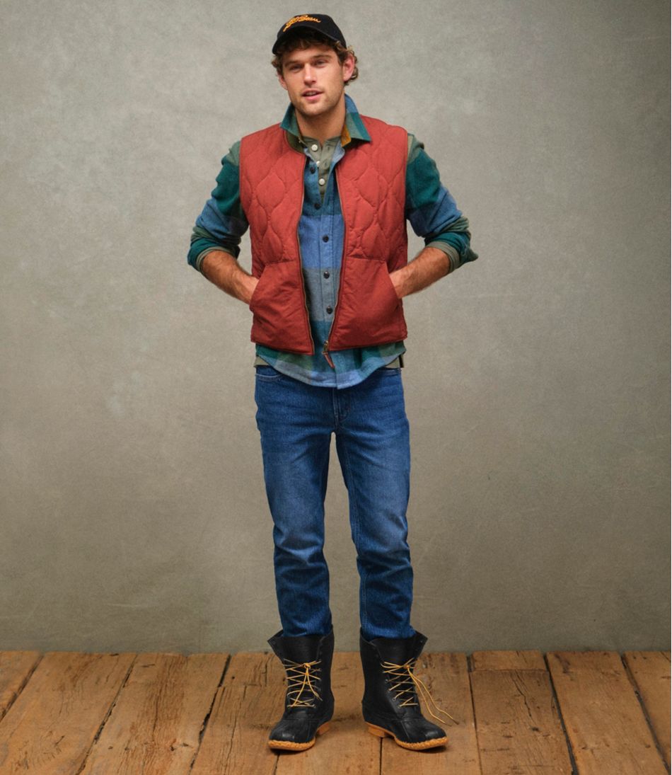 L.L.Bean Men's Signature Reversible Quilted Vest NEW|CLOTHING|OUTERWEAR