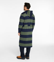 L.L.Bean Men's Mariner Sweatshirt Robe, Stripe NEW|CLOTHING