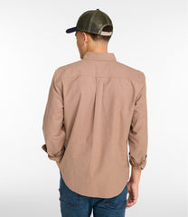 L.L.Bean Men's Sunwashed Oxford Shirt, Slightly Fitted Untucked Fit, Stripe NEW|CLOTHING