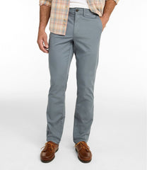 L.L.Bean Men's Sunwashed Khaki Pants, Standard Fit, Straight Leg NEW|CLOTHING