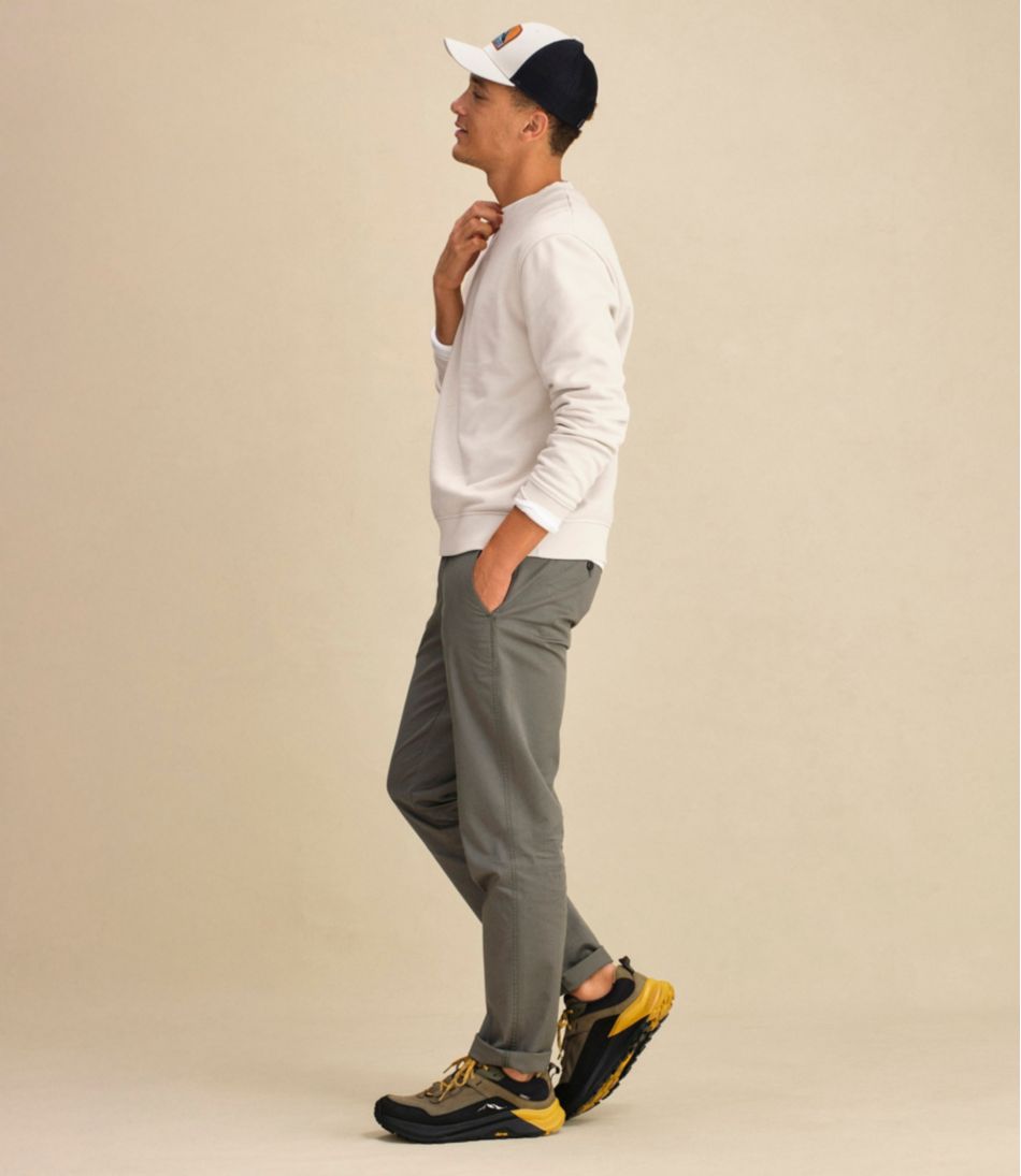 L.L.Bean Men's Sunwashed Khaki Pants, Standard Fit, Straight Leg NEW|CLOTHING