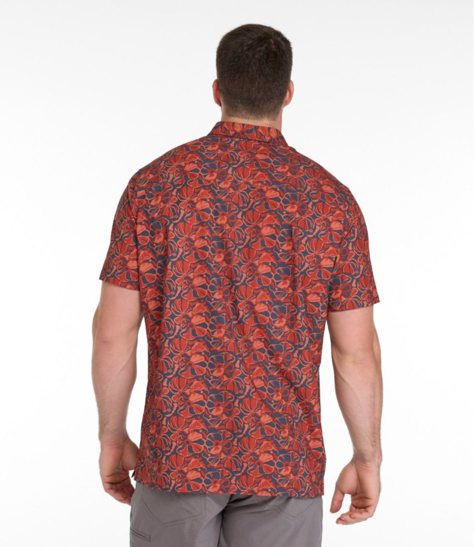 L.L.Bean Men's Ultralight Venture Shirt, Short-Sleeve Print NEW|CLOTHING