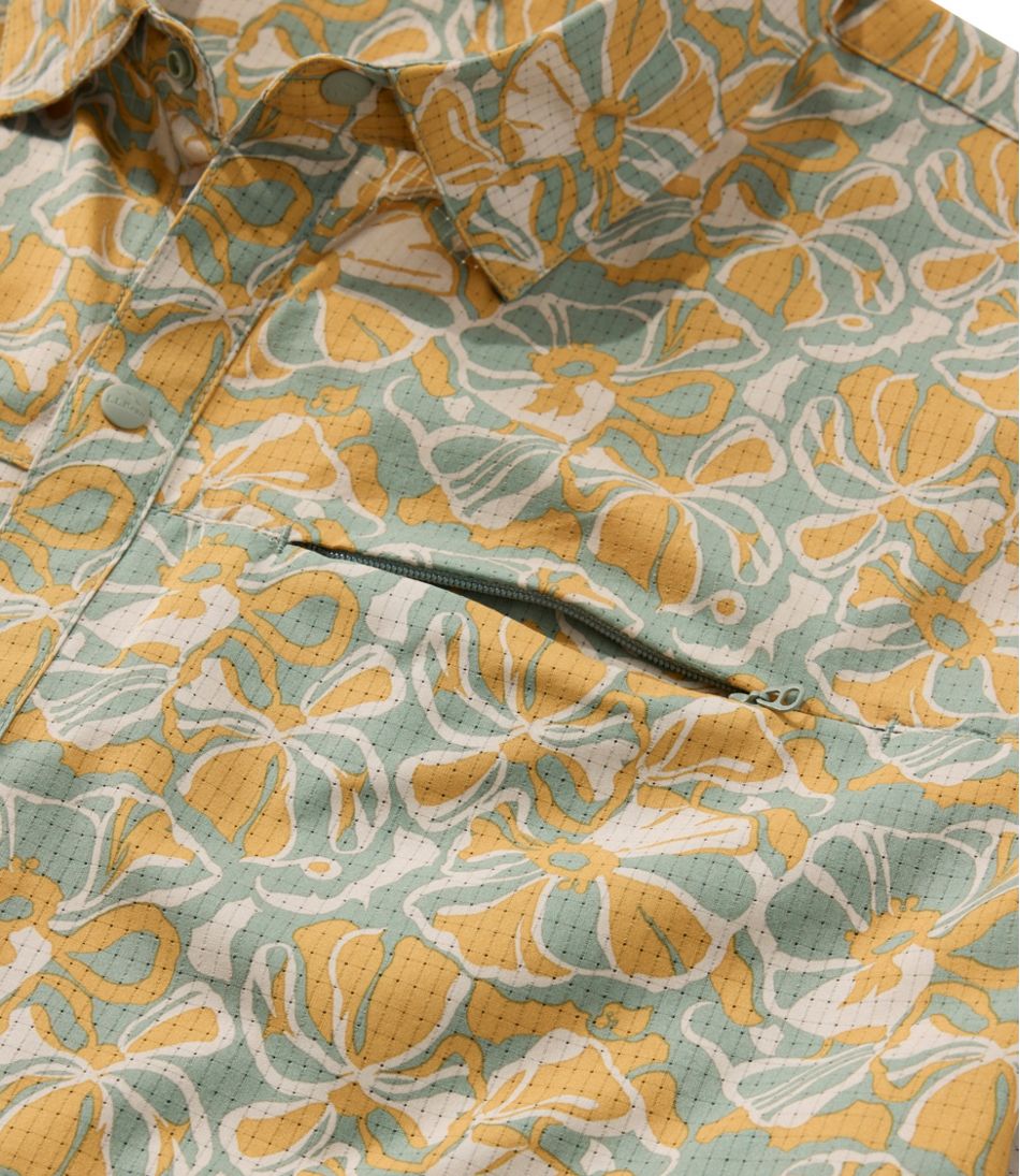 L.L.Bean Men's Ultralight Venture Shirt, Short-Sleeve Print NEW|CLOTHING