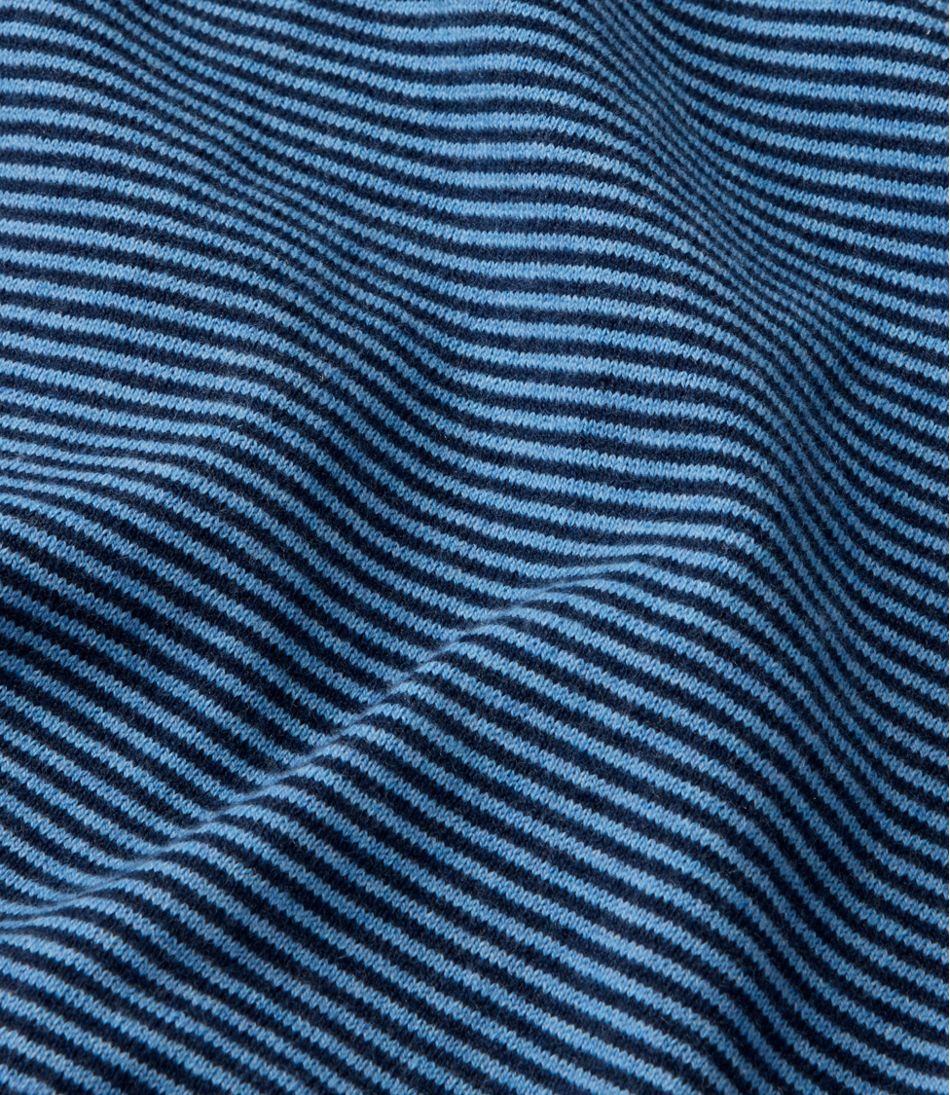 L.L.Bean Men's All Seasons Cotton Blend Sweater, Crewneck, Stripe NEW|CLOTHING