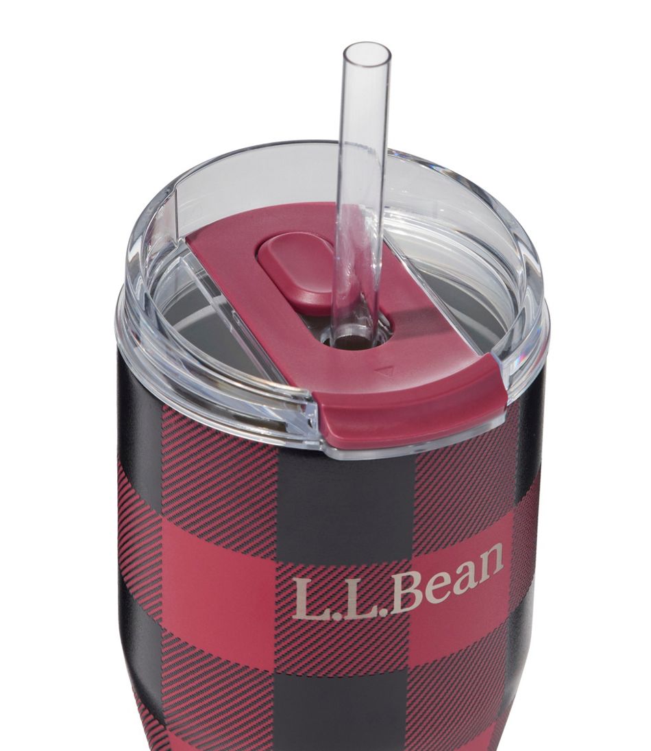 L.L.Bean Insulated Straw Tumbler, 20 oz. Print NEW|OUTDOOR EQUIPMENT|SALE