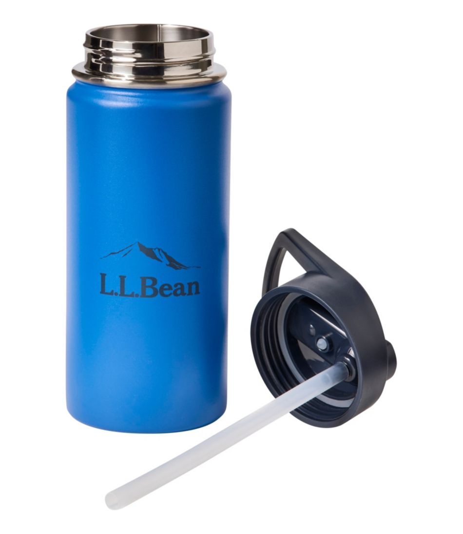 L.L.Bean Bean Canteen Insulated Straw Water Bottle Straw, 16 oz. NEW|BAG & TRAVEL|OUTDOOR EQUIPMENT