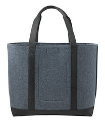 L.L.Bean Leather-Trim Wool Tote NEW|BAG & TRAVEL