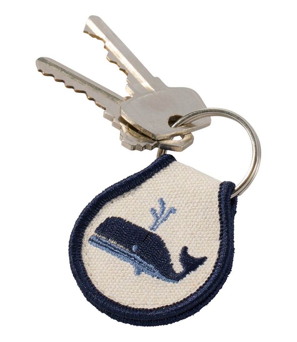 L.L.Bean Embroidered Patch Charm, Whale NEW|BAG & TRAVEL