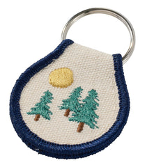 L.L.Bean Embroidered Patch Charm, Trees NEW|BAG & TRAVEL