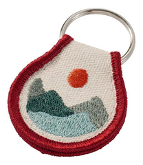 L.L.Bean Embroidered Patch Charm, Mountains NEW|BAG & TRAVEL