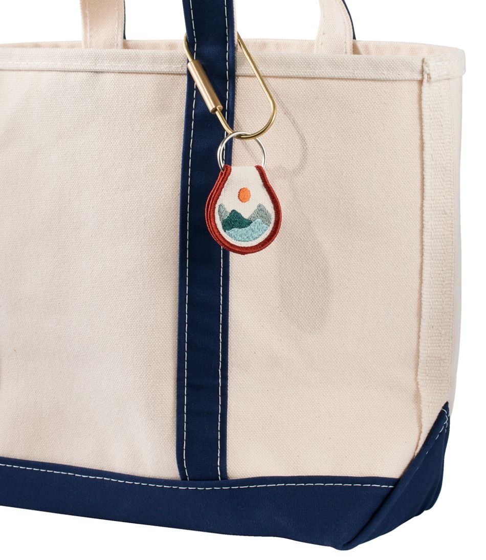 L.L.Bean Embroidered Patch Charm, Mountains NEW|BAG & TRAVEL