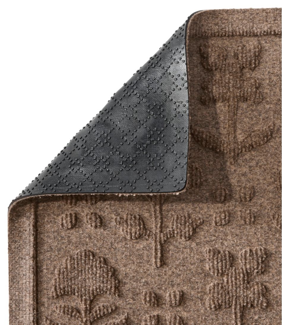 L.L.Bean Everyspace Recycled Waterhog Doormat, Botanical Floral NEW|HOME GOODS