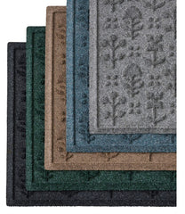 L.L.Bean Everyspace Recycled Waterhog Doormat, Botanical Floral NEW|HOME GOODS