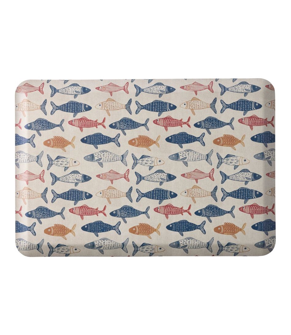 L.L.Bean Happy Feet Comfort Mat, Fish NEW|HOME GOODS