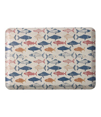 L.L.Bean Happy Feet Comfort Mat, Fish NEW|HOME GOODS