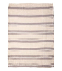 L.L.Bean Lightweight Cotton Gauze Throw, Stripe NEW|HOME GOODS