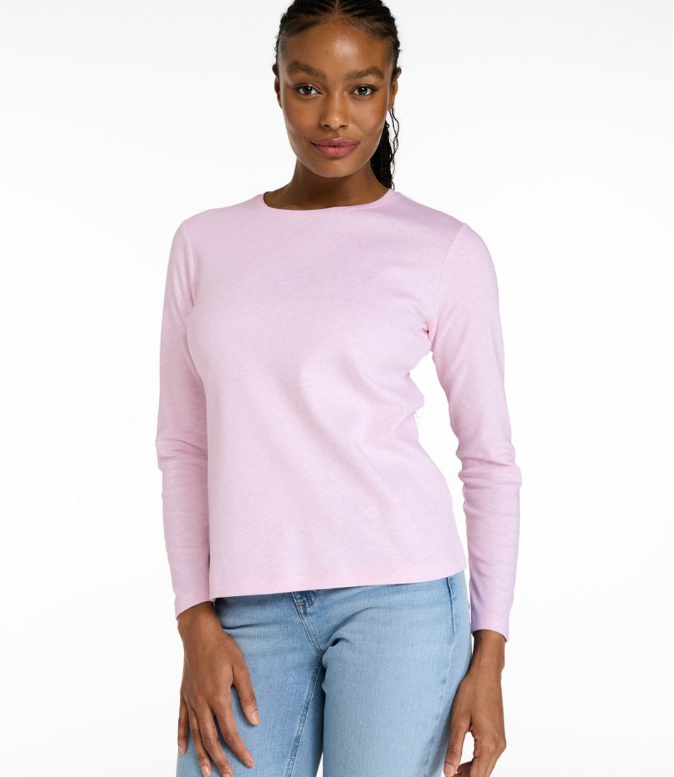 L.L.Bean Women's Tee, Long-Sleeve Crewneck CLOTHING|SALE