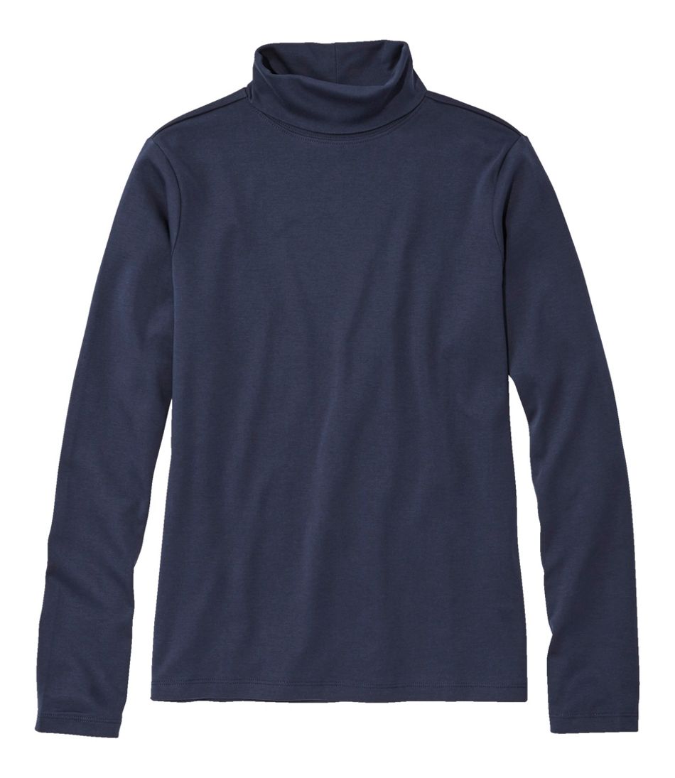 L.L.Bean Women's Pima Cotton Turtleneck, Long-Sleeve CLOTHING|SALE