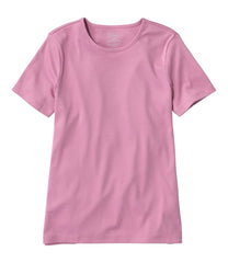 L.L.Bean Women's Pima Cotton Tee, Short-Sleeve Crewneck CLOTHING|SALE