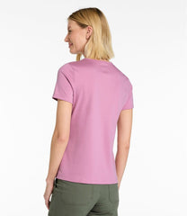 L.L.Bean Women's Pima Cotton Tee, Short-Sleeve Crewneck CLOTHING|SALE
