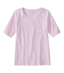 L.L.Bean Women's Jewelneck Tee, Elbow-Sleeve CLOTHING|SALE