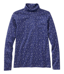 L.L.Bean Women's Pima Cotton Turtleneck, Long-Sleeve Print CLOTHING|SALE