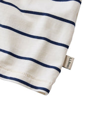 L.L.Bean Women's Soft Stretch Supima-Blend Tee, Scoopneck Short-Sleeve Stripe CLOTHING