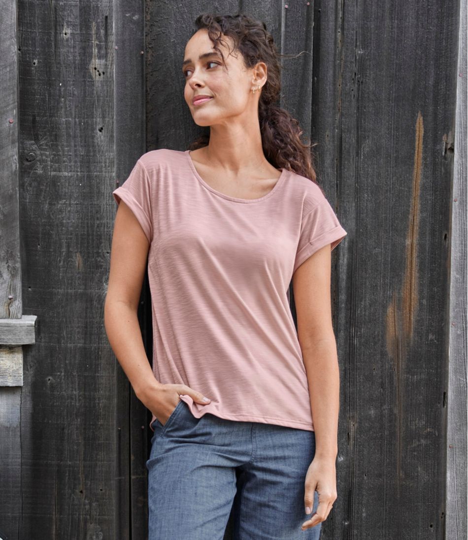 L.L.Bean Women's Camden Hills Tee, Short-Sleeve CLOTHING|SALE