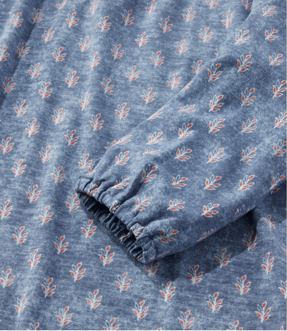 L.L.Bean Women's Camden Hills Tee, Three-Quarter-Sleeve Print CLOTHING|SALE