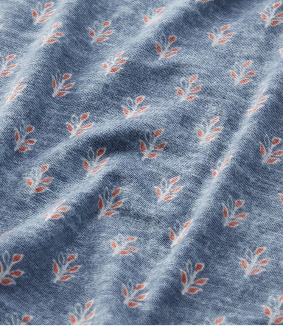 L.L.Bean Women's Camden Hills Tee, Three-Quarter-Sleeve Print CLOTHING|SALE