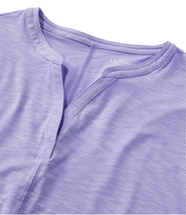 L.L.Bean Women's Streamside Tee, Short-Sleeve Splitneck CLOTHING|SALE