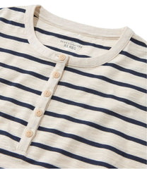 L.L.Bean Women's Signature Slub Tee, Short-Sleeve Henley Novelty CLOTHING|SALE