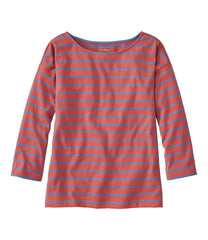 L.L.Bean Women's Heritage Mariner Top, Boatneck Three-Quarter-Sleeve Stripe CLOTHING|SALE