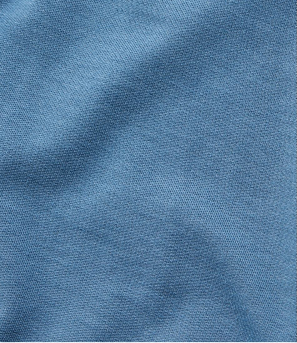 L.L.Bean Women's Soft Stretch Supima-Blend Tee, Short-Sleeve V-Neck CLOTHING